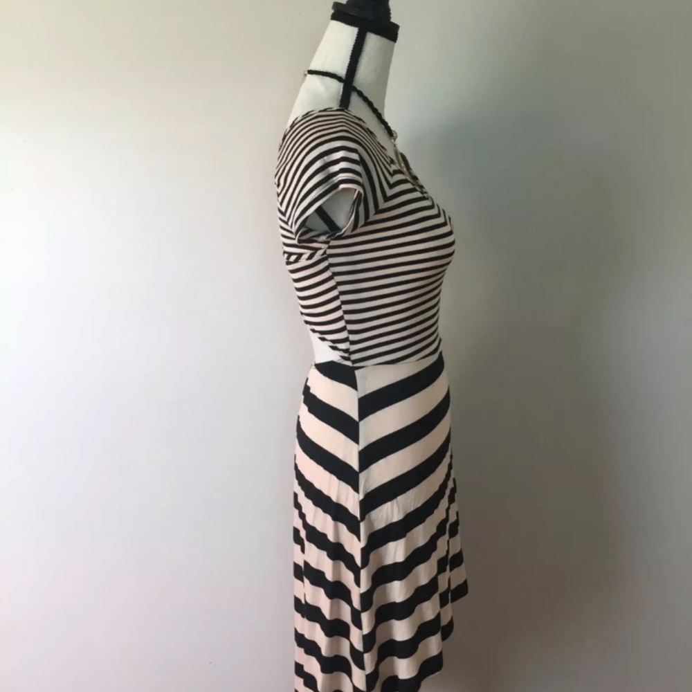 MATERIAL GIRL STRIPE HIGH-LOW CASUAL DRESS SM - Picture 5 of 9